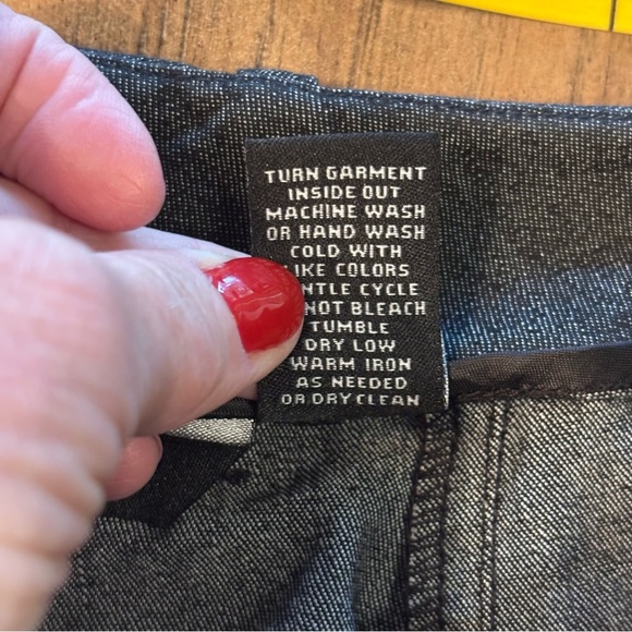 Sandro Black Denim Straight Leg Trousers, size 6, Office School Work Everyday - Picture 5 of 9